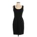 Ann Taylor Casual Dress - Sheath: Black Solid Dresses - Women's Size 0 Petite