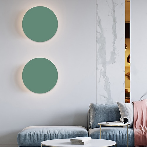 Lightinthebox Mini-Stil, einfach/modern/zeitgenössisch, 20 cm/30 cm Wandleuchte, LED-Wandlampenamp; Wandlampen aus Metall für Wohnzimmer/Schlafzimmer/Esszimmer Image
