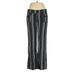 SO Casual Pants - Low Rise Flared Leg Boyfriend: Black Bottoms - Women's Size Medium