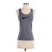 Nike Active Tank Top: Gray Activewear - Women's Size Small