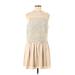 J.O.A. Los Angeles Casual Dress - DropWaist: Tan Dresses - Women's Size Medium