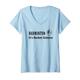 Damen Badminton It's Racket Science Lustiger Federball T-Shirt mit V-Ausschnitt