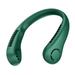 Chiccall USB Neck Fan Portable Rechargeable Effect Neck Protector Hand Free Cooler Green Handheld Fan on Clearance