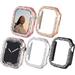 Bling Cases Compatible for Apple Watch 42mm Protective Bumper for iWatch SE Series 6 5 4 3 2 1 (42mm Black/Pink/Rose Gold/Silver/Clear)