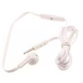 Mono Headset for Nokia C200 Phone Nokia T20/T21 Tablet - Wired Earphone Single Earbud 3.5mm Headphone Flat White for Nokia C200 Phone Nokia T20/T21 Tablet