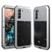 UUCase Metal Case Compatible with Samsung S24 360Â° Full Body Protective Cover Heavy Duty [Tough Armour] Aluminum Alloy Shockproof Case Built-in Screen Protector for Samsung Galaxy S24 Silver