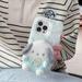 Cute Sanrio Hello Kitty my melody Kuromi cinnamoroll plush coin purse Phone Cases For iPhone 15 14 13 12 11 Pro Max Back Cover