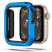 BandPlus Compatible with Aluminum Apple Watch Series9 Series8 Series7 Case 45mm Drop Resistant TPU Cover Protective Case Women Men Bumper Cover for Apple Watch 9/8/7 Case 45mm Blue