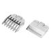 Jadeshay Limit Comb Guide - Vintage Guide Comb Set Oil Head Hair Clipper Electroplating Guide Comb Haircut Accessory(sliver1.5MM+4.5MM)