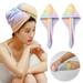 Huayishang Shower Cap Clearance Magic Instant Dry Hair Towel Fast Drying Hair Towel Fast Absorbent Hat Cap Bathroom Accessories