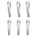 6 Pcs Stainless Steel Fishbone Clip Tweezers Electronic Remover Hair Removal Tool