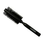 Boar Bristle Brushes For Women And Men - Round Hair Brush Wooden Handle For All Hair Types Small Bristle Hair Brush Round Hair Brushes For Women Drying (Black 3 )