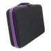 60 -Bottle Essential Oil Carrying Case Essential Oil Storage Case Essential Oil Container Travel Storage Organizer Storage Package for Essential Oil Essential Oil Pack Packing Box Purple
