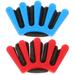 2Pcs Women Girl Creative Durable Easy-apply DIY Hair Braider Hairstyling Tool(Blue & Red)