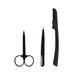 3 Pcs Eyebrow Shaping Set Eyebrow Razor Grooming Scissors Tweezers Clip Eyebrow Makeup Beauty Tools Kit for Women and Men