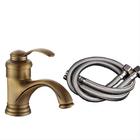 Antique Rétro Robinet De Bain Bassin De Style Européen Froid Salle De Bains Lavabo Robinet Bronze
