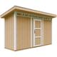 Abri de jardin à base de bois en panneaux lp SmartSide 4 m² - extérieures L161xL412xH239 cm Timbela