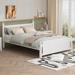 Alcott Hill® Brotons Panel Bed Wood in Brown/White | 39 H x 62.5 W x 85.2 D in | Wayfair 27C1162E99FB411C978BE3339813FFC5