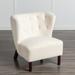 Side Chair - Winston Porter Reetu 28.7" Wide Tufted Side Chair Polyester in Brown | 31.1 H x 28.7 W x 29.1 D in | Wayfair