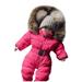 QYZEU Girls Runic Snow Pants Girls Size 7-8 Girls Jumpsuit Outerwear Hooded Jacket Snowsuit Coat Baby Romper Warm Girls Coat&Jacket