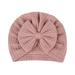 Cute Turban Hat Cap Beanie Bonnet with Big Bowknot Hospital Baby Hats