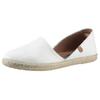Espadrille VERBENAS "Carmen Nucleo", Damen, Gr. 36, weiß, Leder, unifarben, klassisch, Schuhe, Sommerschuh, Schlupfschuh, Slipper, Loafer zum Schlupfen
