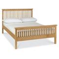 Bentley Designs Atlanta Oak 5ft King Size High Footend Bed