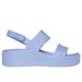 Skechers Women's Foamies: Arch Fit Upbeat - Sunrise Sandals | Size 8.0 | Periwinkle | Synthetic | Machine Washable