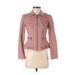 White House Black Market Jacket: Short Pink Print Jackets & Outerwear - Women's Size 0