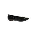 Kate Spade New York Flats: Ballet Chunky Heel Casual Black Solid Shoes - Women's Size 6 - Almond Toe