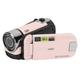 Digital Camera 1080P, 16MP Compact Small Video Camera with 16X Digital Zoom, Anti Shake, Loop Recording, 2.4 Rotatable Screen Vlogging Camera for Teens Adult Beginner Kids (Pink)