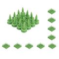 Mealoodiousmusea 10 set 100 Pieces Golf Tee Double-deck Green Tees 23mm