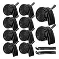 Spactz 20 Inch Bicycle Inner Tube 10 Pieces 1.75/2.125 Bicycle Inner Tube with 2 Tyre Levers, Inner Tube for Bicycle Rubber Tyres