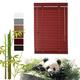 Gvqng Bamboo Roller Blind, Wooden Venetian Blind, Wooden Venetian Blind, Sun Protection/Privacy Screen, Window Roller Blind, for Door, Window, Inside, Exterior,B,50x180cm/20x71in