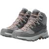 Wanderschuh JACK WOLFSKIN "CYROX TEXAPORE MID W", Gr. 42, grau, Textil, Leder, sportlich, Schuhe, Wasserdicht
