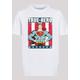 Kurzarmshirt F4NT4STIC "Kinder Superman True Hero with Kids Basic Tee" Gr. 110/116, weiß (white) Jungen Shirts T-Shirts