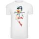Kurzarmshirt F4NT4STIC "F4NT4STIC Herren Wonder Woman Jump with T-Shirt Round Neck" Gr. XL, weiß (white) Herren Shirts T-Shirts