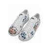 Sneaker DOGO "Ace Low-Top Sneaker The Wise Owl Damen Sneaker, Ace Low-Top", Damen, Gr. 40, Normalschaft, blau (weiß, blau), Lederimitat, casual, Schuhe, Vegan