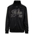 Trainingsjacke FUBU "Fubu Herren FM223-017-2 Varsity Striped Track Jacket" Gr. S, schwarz (black) Herren Jacken Trainingsjacken