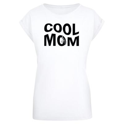 T-Shirt MERCHCODE "Merchcode Damen Ladies Mothers Day - Cool mom T-Shirt" Gr. 4XL, weiß (white) Herren Shirts