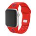 Red Los Angeles Angels Personalized Silicone Apple Watch Band
