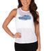 Women's Concepts Sport White Washington Wizards Infuse Lightweight Slub Knit Tank Top