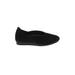 Arche Flats: Slip-on Wedge Classic Black Solid Shoes - Women's Size 40 - Almond Toe