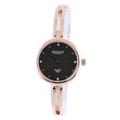 REGENT UR2214004 Women's Analogue Watch with Metal Strap Rose Gold, Rose gold / black