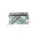 Thirty-One Wallet: Teal Plaid Bags