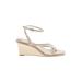 Dolce Vita Wedges: Ivory Solid Shoes - Women's Size 9 - Open Toe