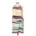 Speechless Casual Dress - Shift: Pink Stripes Dresses - Women's Size Small