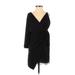 Michael Costello X Revolve Cocktail Dress - Wrap: Black Dresses - Women's Size 2X-Small