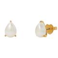 Kate Spade Jewelry | Kate Spade Pearl Stud Brilliant Statement Earrings | Color: Gold/White | Size: Os