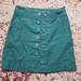 Anthropologie Skirts | Anthropologie Taikonku Stage Right Skirt 100% Cotton Size 6 | Color: Blue/Green | Size: 6
